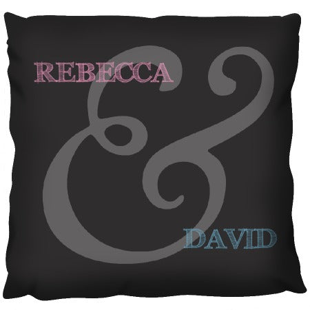 Ampersand Couple - Personalized Cushion