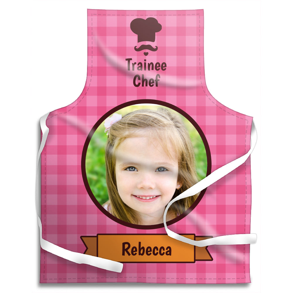 Trainee Chef with Photo - Personalised Adult Apron | Printzware