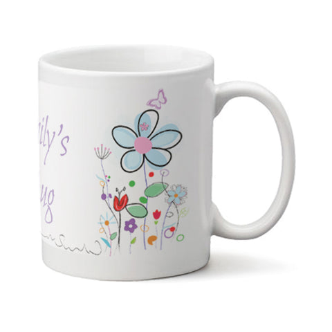 Floral Design - Personalized Mug