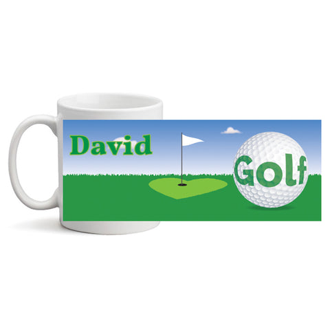 Loves Golf - Personalized Mug