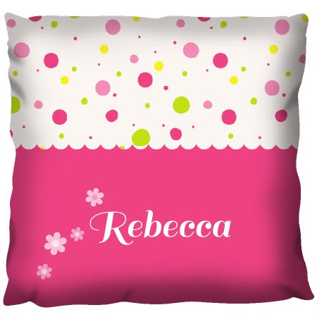 Cute Little Girl Cushion - Personalized Cushion