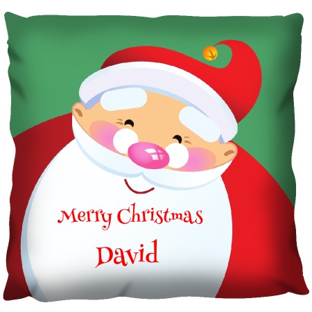 Big Santa Head - Personalized Cushion