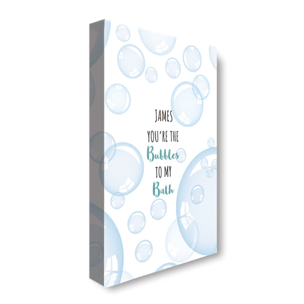 Bubble Bath - Personalized Canvas