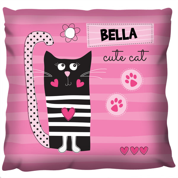 Cute Cat - Personalized Cushion