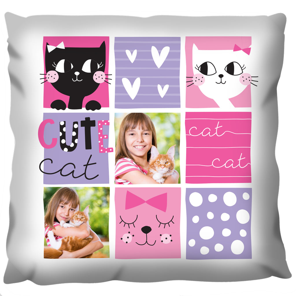 Cat Collage - Personalized Cushion