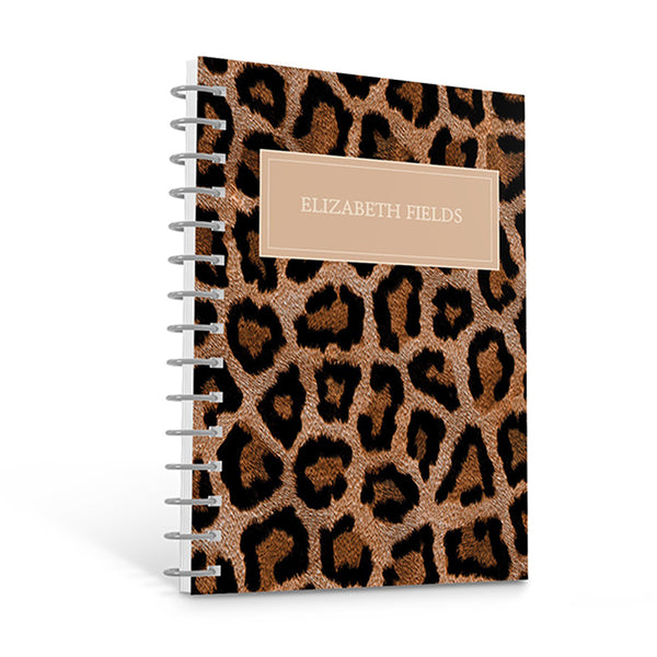 Leopard Pattern - Personalised A4 Notepad | Printzware