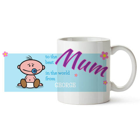Best Mum Baby Boy - Personalized Mug