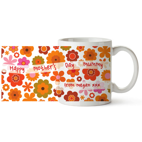 Mothers Day Flowers  - Personalized Mug