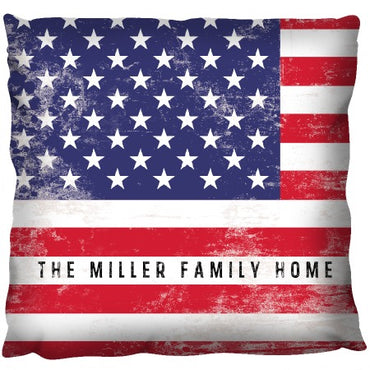 Stars and Stripes - Personalized Pillow