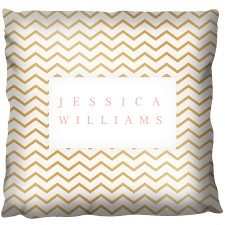 Gold Line Design - Personalized Cushion