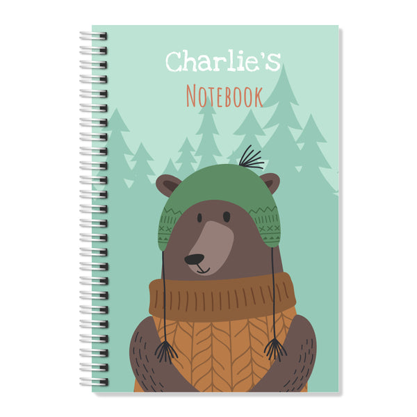 Forest Bear - Personalized A4 Notepad | Printzware