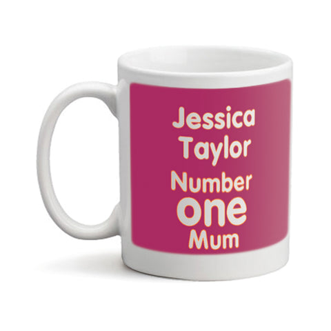Number One Mum - Personalized Mug