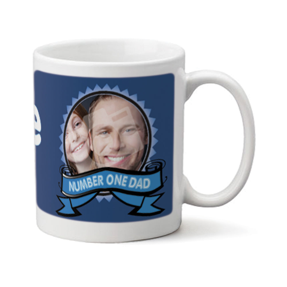 Number One Dad - Personalized Mug