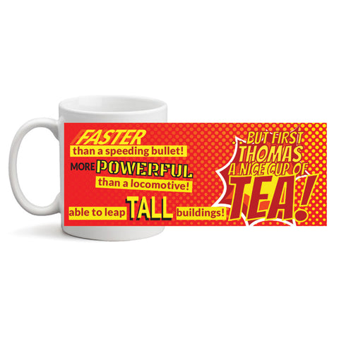 Superhero Tea - Personalized Mug