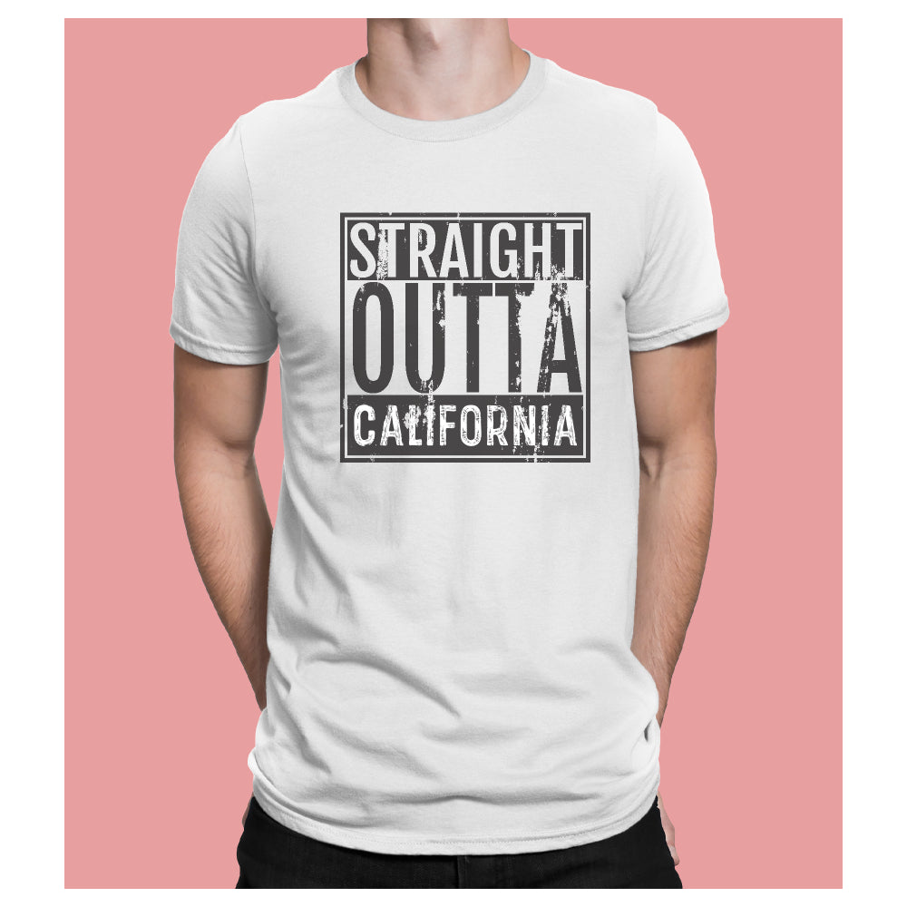 Straight Outta - Personalised Male T-shirt | Printzware